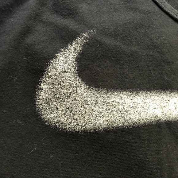 The Nike Athletic Cut Dri Fit Tank XS Black and Distressed White - Picture 5 of 13